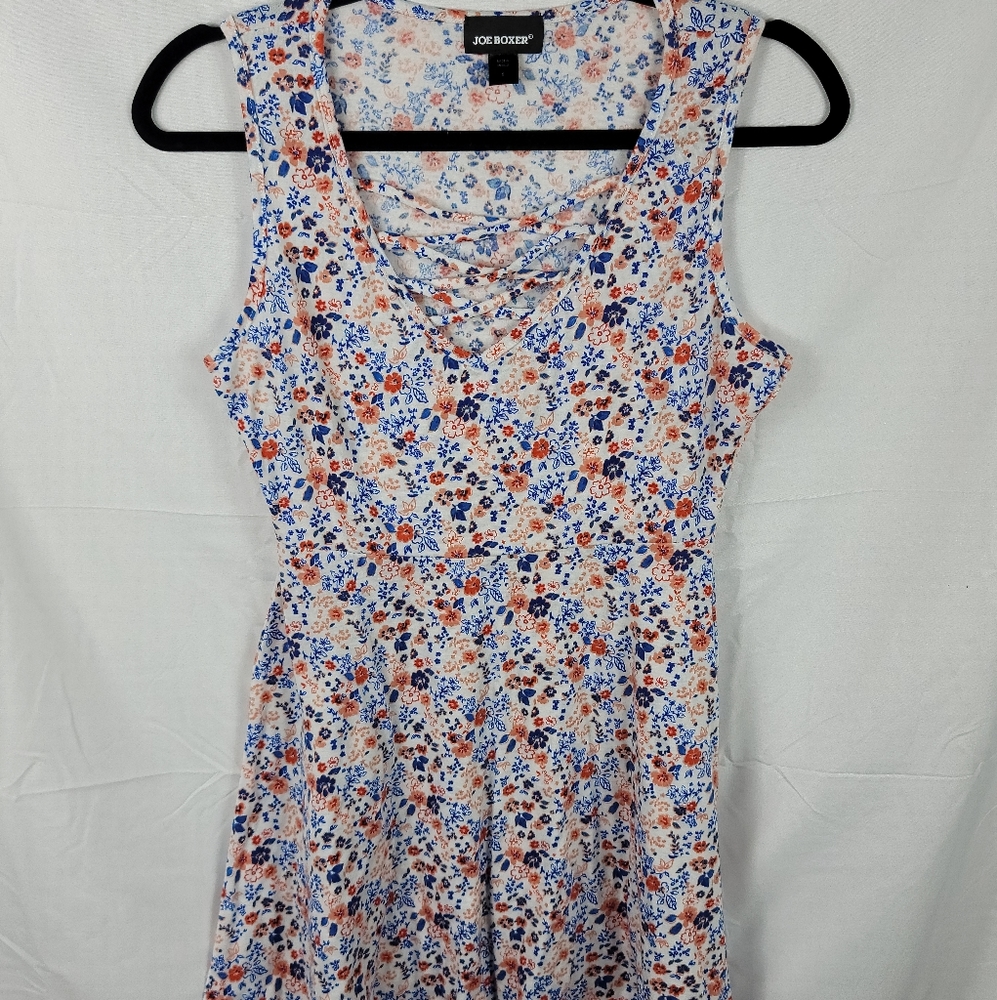 A Joe Boxer dress with flowers. Size S
